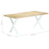 Rustika Rowe -  Dining Table 180x90x76 cm Solid Mango Wood